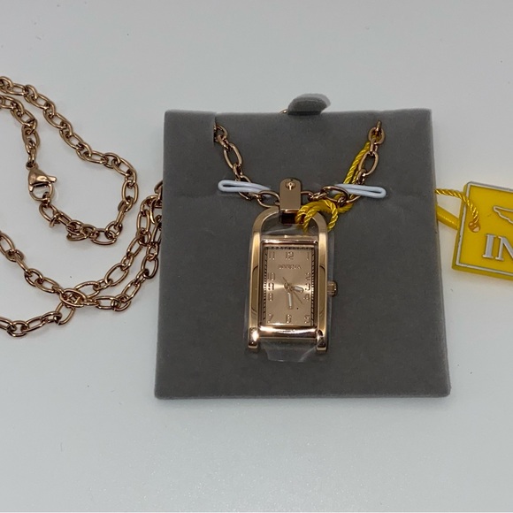 New Invicta Mini Angel Women’s Necklace Watch Rose Gold (49936) - Picture 4 of 5